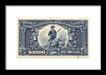 American Independence $1,000 1 - Framed Print
