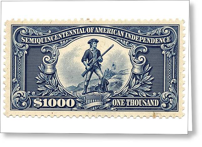 American Independence $1,000 1 - Greeting Card