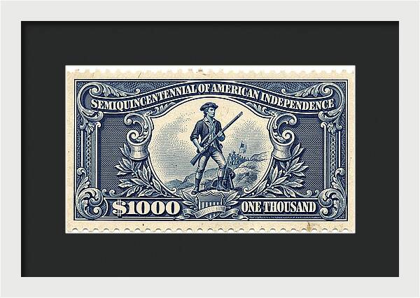 American Independence $1,000 1 - Framed Print