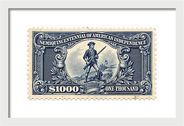 American Independence $1,000 1 - Framed Print