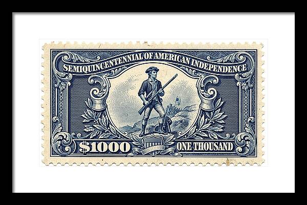 American Independence $1,000 1 - Framed Print