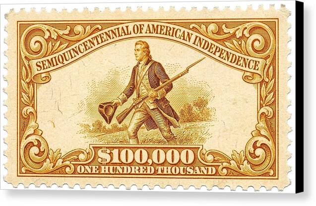 American Independence $100,000 1 - Canvas Print