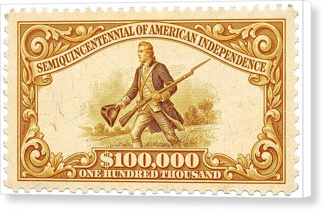 American Independence $100,000 1 - Canvas Print