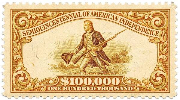 American Independence $100,000 1 - Art Print