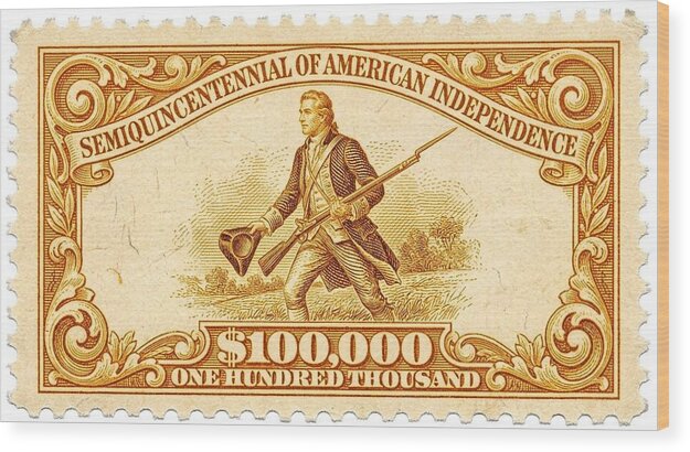 American Independence $100,000 1 - Wood Print