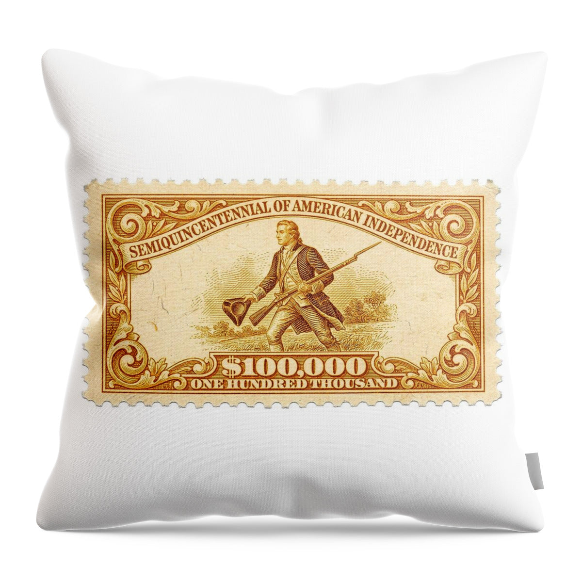 American Independence $100,000 1 - Throw Pillow