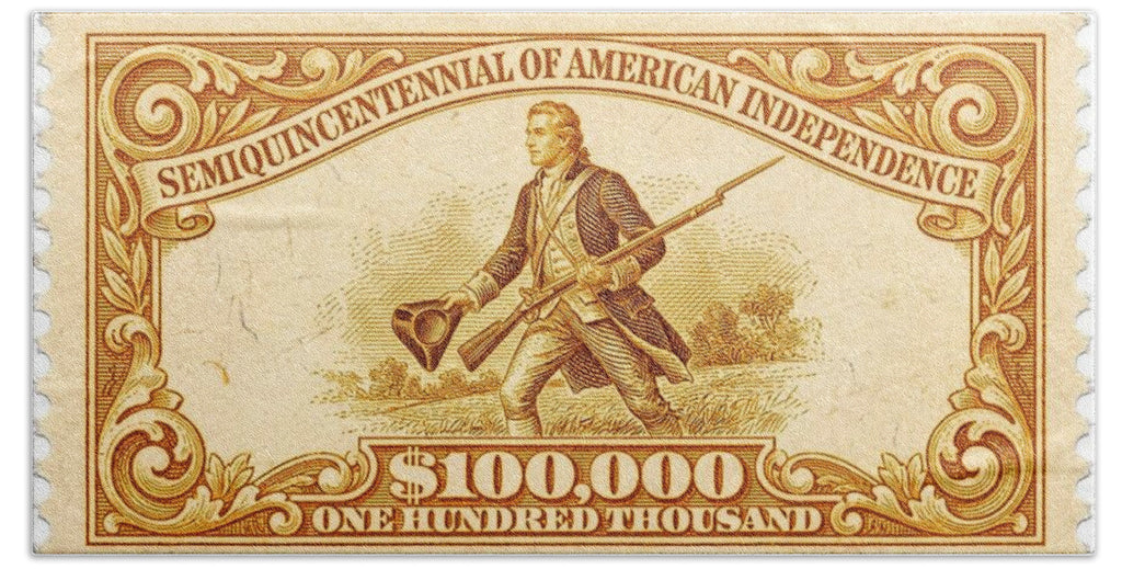 American Independence $100,000 1 - Beach Towel