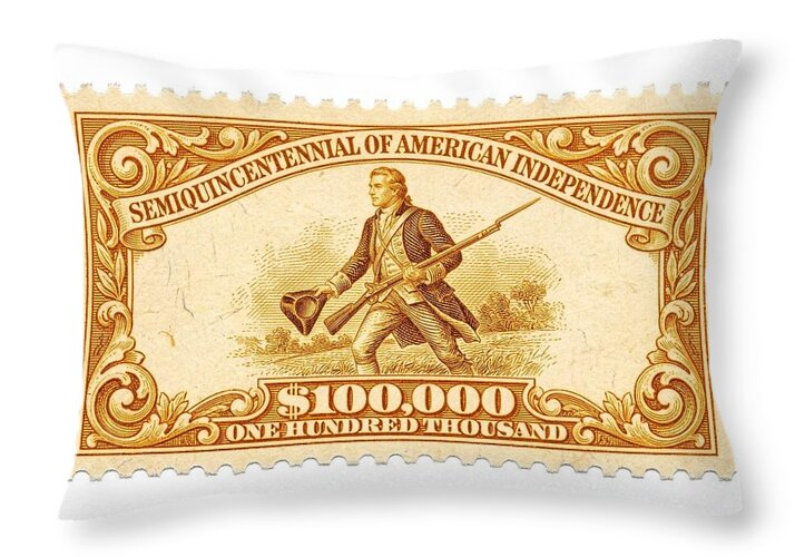 American Independence $100,000 1 - Throw Pillow