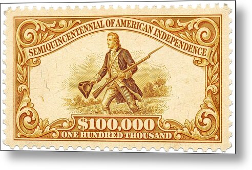 American Independence $100,000 1 - Metal Print