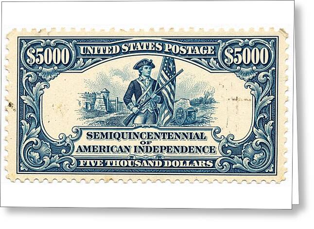 American Independence $5,000 1 - Greeting Card