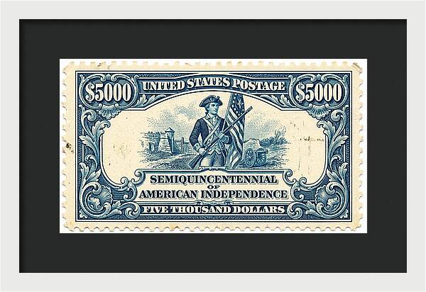 American Independence $5,000 1 - Framed Print