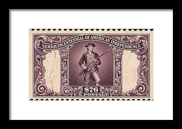 American Independence $76 1 - Framed Print