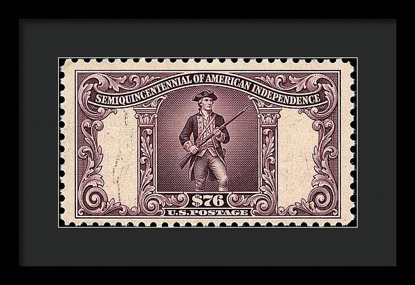 American Independence $76 1 - Framed Print