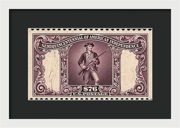 American Independence $76 1 - Framed Print