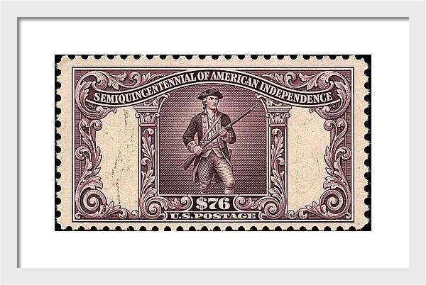 American Independence $76 1 - Framed Print