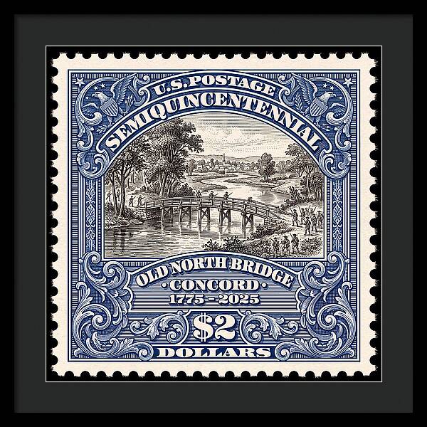 Battle of Concord $2 1 - Framed Print