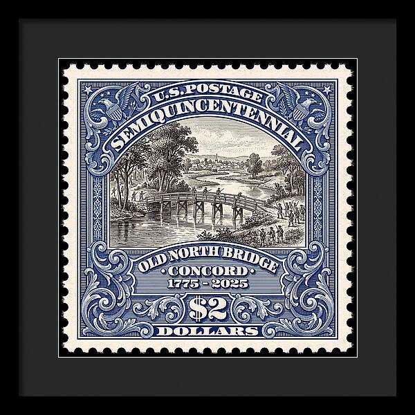 Battle of Concord $2 1 - Framed Print