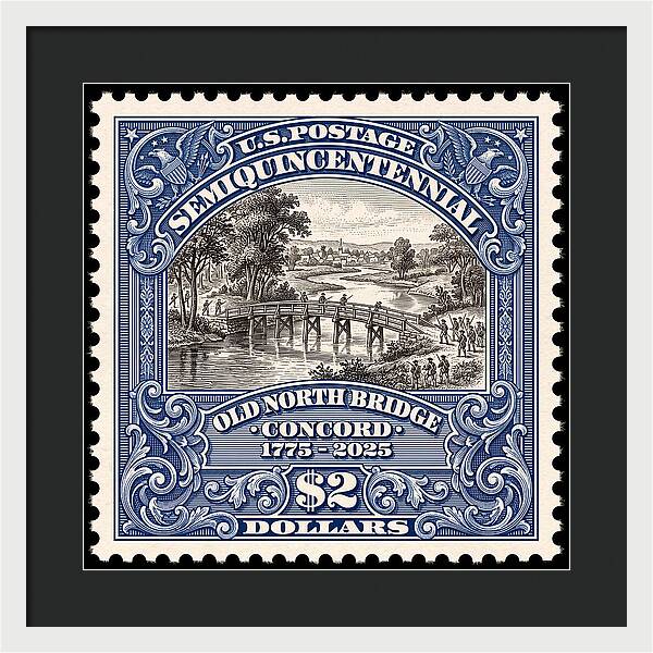 Battle of Concord $2 1 - Framed Print