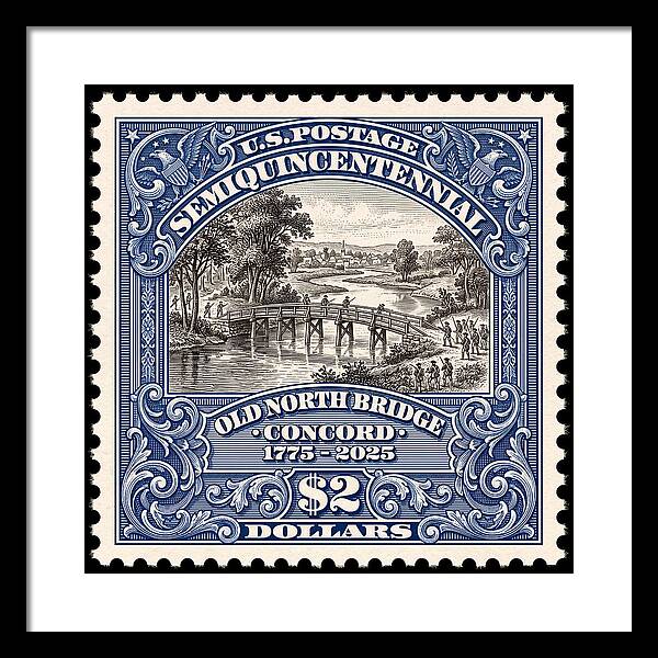 Battle of Concord $2 1 - Framed Print