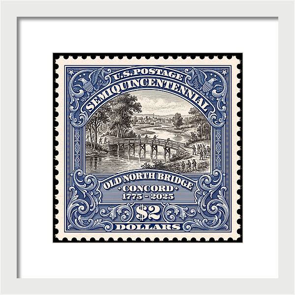 Battle of Concord $2 1 - Framed Print