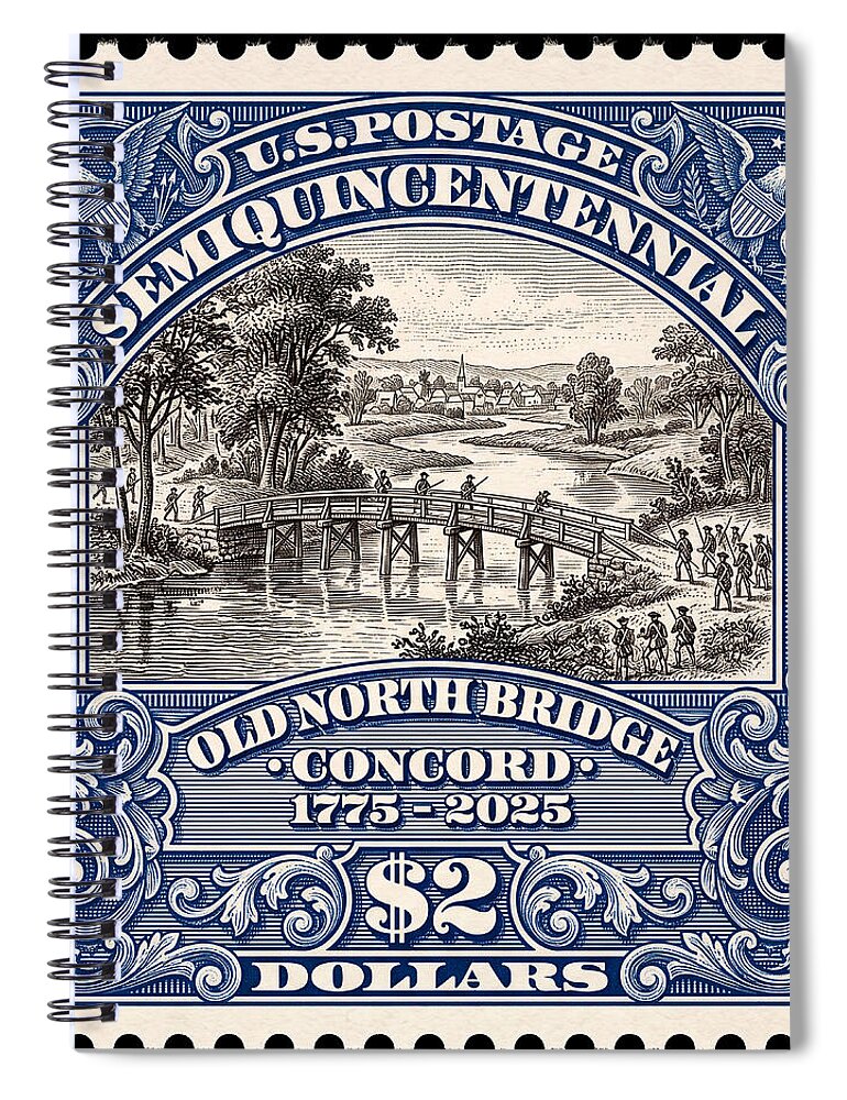 Battle of Concord $2 1 - Spiral Notebook