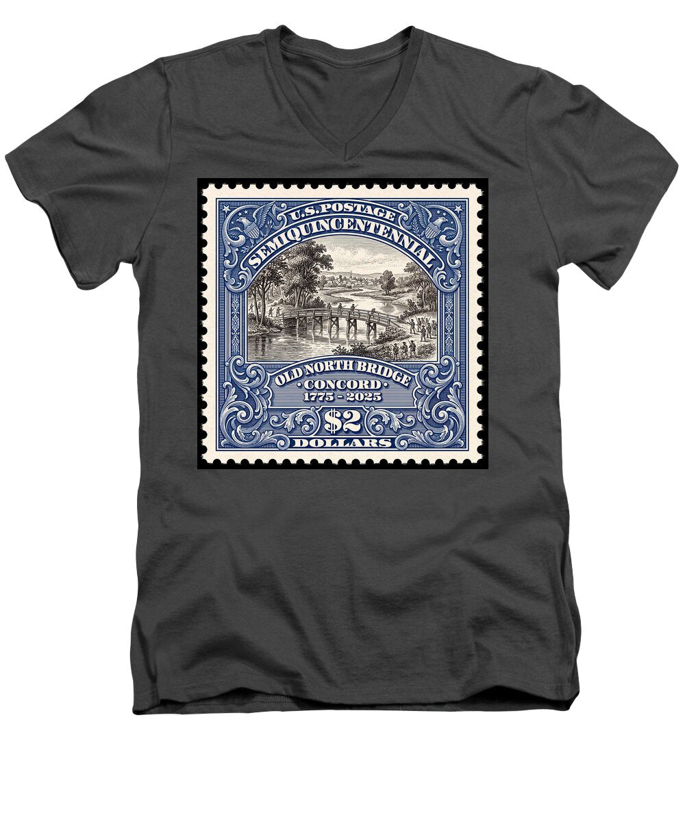 Battle of Concord $2 1 - Men's V-Neck T-Shirt
