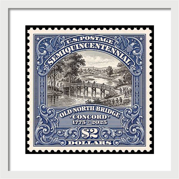 Battle of Concord $2 1 - Framed Print