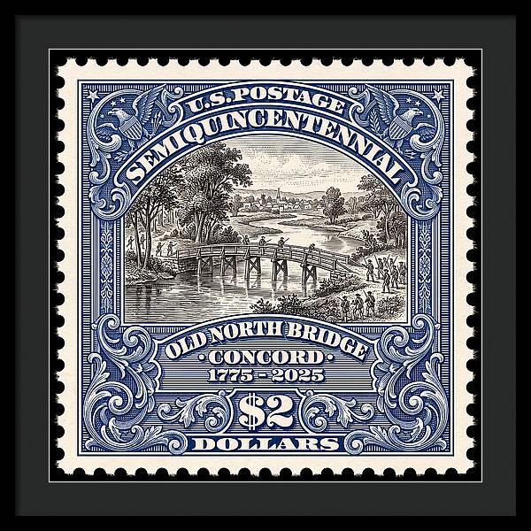 Battle of Concord $2 1 - Framed Print
