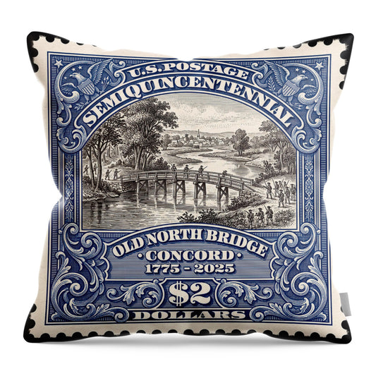 Battle of Concord $2 1 - Throw Pillow