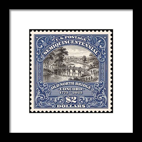 Battle of Concord $2 1 - Framed Print