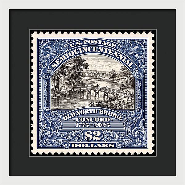 Battle of Concord $2 1 - Framed Print