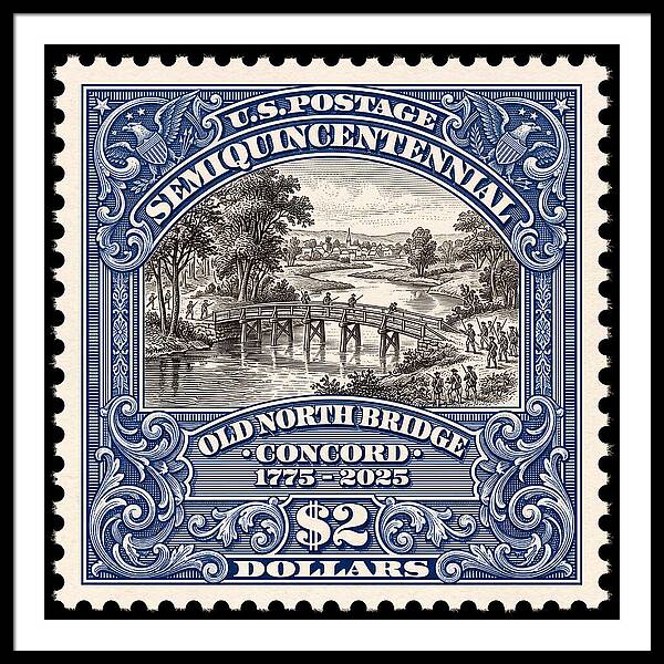 Battle of Concord $2 1 - Framed Print