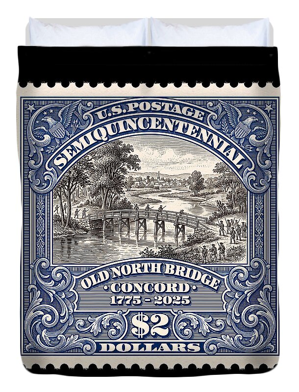 Battle of Concord $2 1 - Duvet Cover