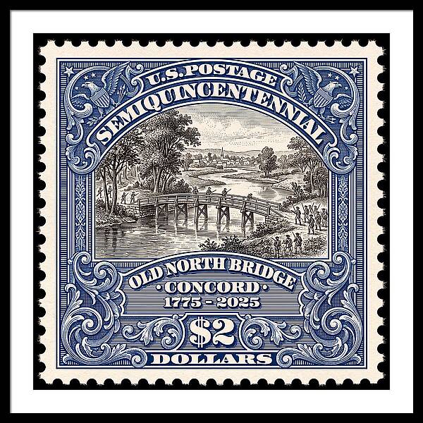 Battle of Concord $2 1 - Framed Print