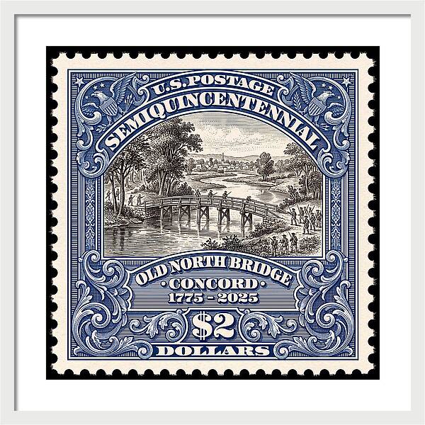 Battle of Concord $2 1 - Framed Print