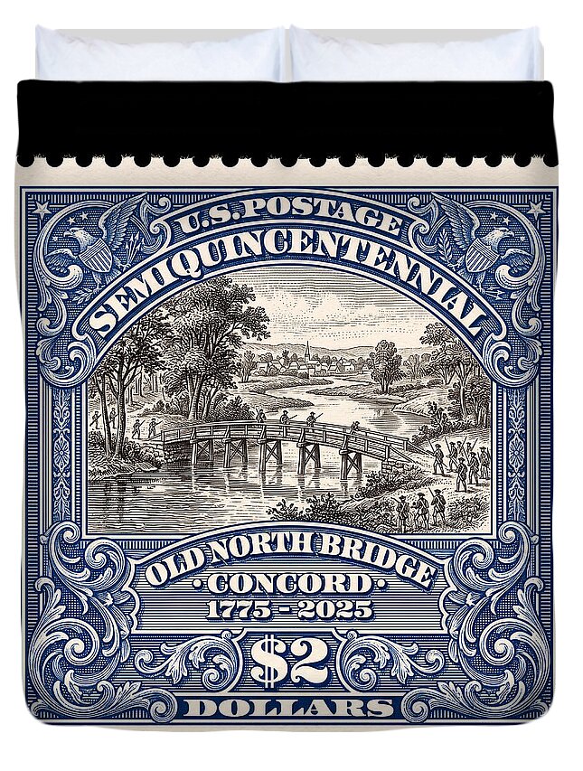 Battle of Concord $2 1 - Duvet Cover