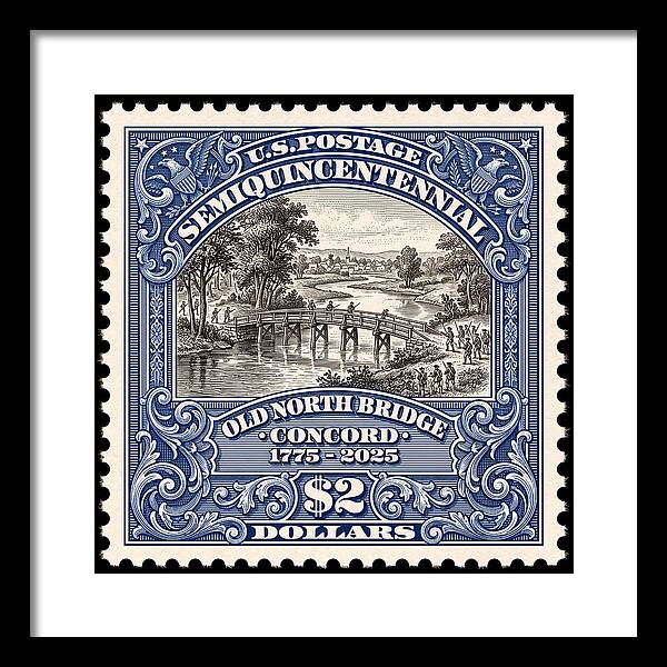 Battle of Concord $2 1 - Framed Print