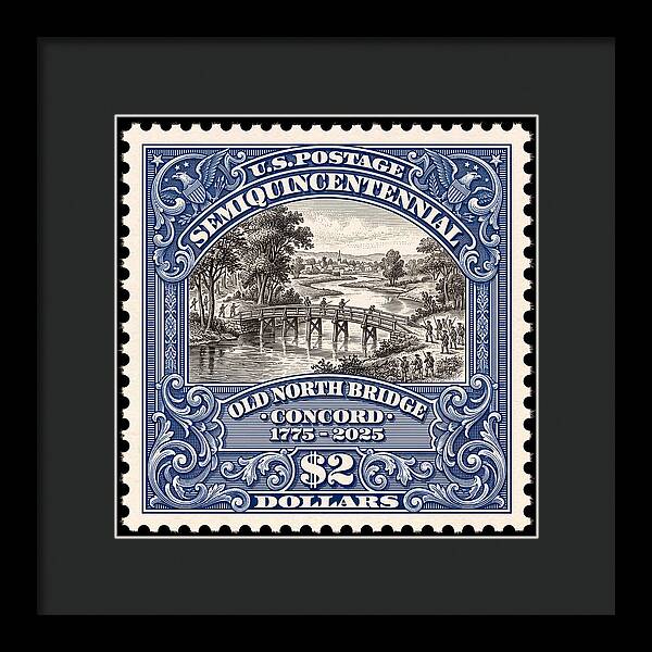 Battle of Concord $2 1 - Framed Print