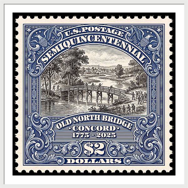 Battle of Concord $2 1 - Framed Print