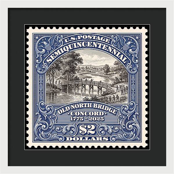 Battle of Concord $2 1 - Framed Print