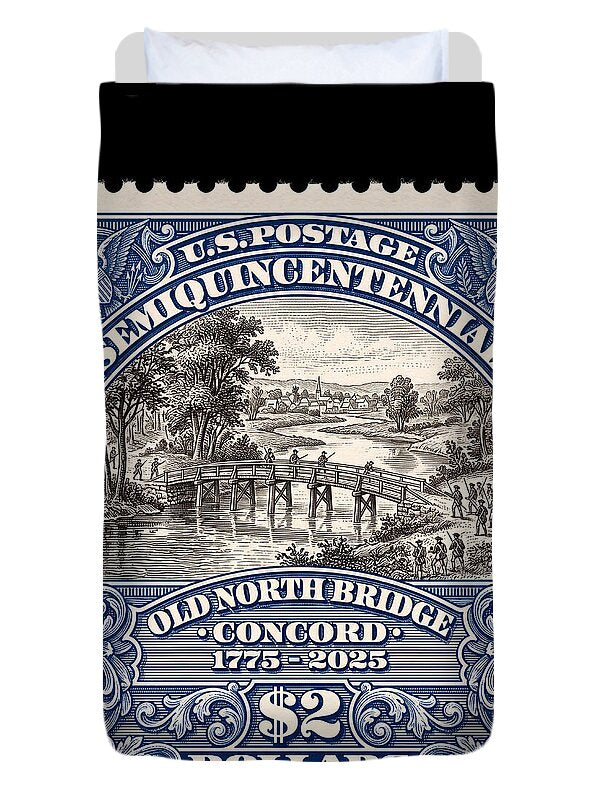 Battle of Concord $2 1 - Duvet Cover