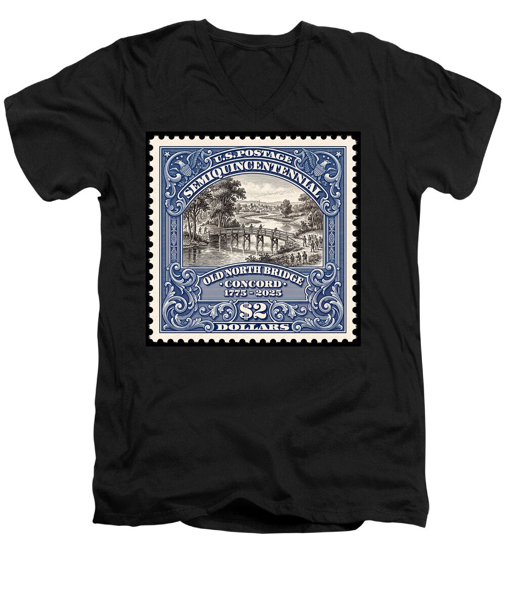 Battle of Concord $2 1 - Men's V-Neck T-Shirt