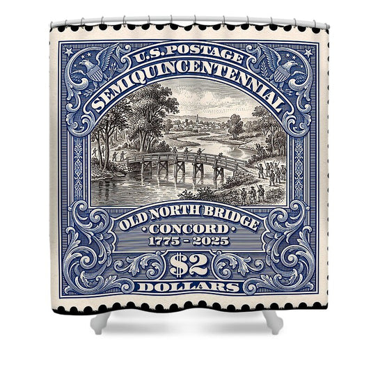 Battle of Concord $2 1 - Shower Curtain