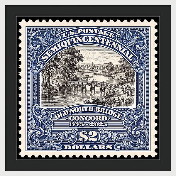 Battle of Concord $2 1 - Framed Print