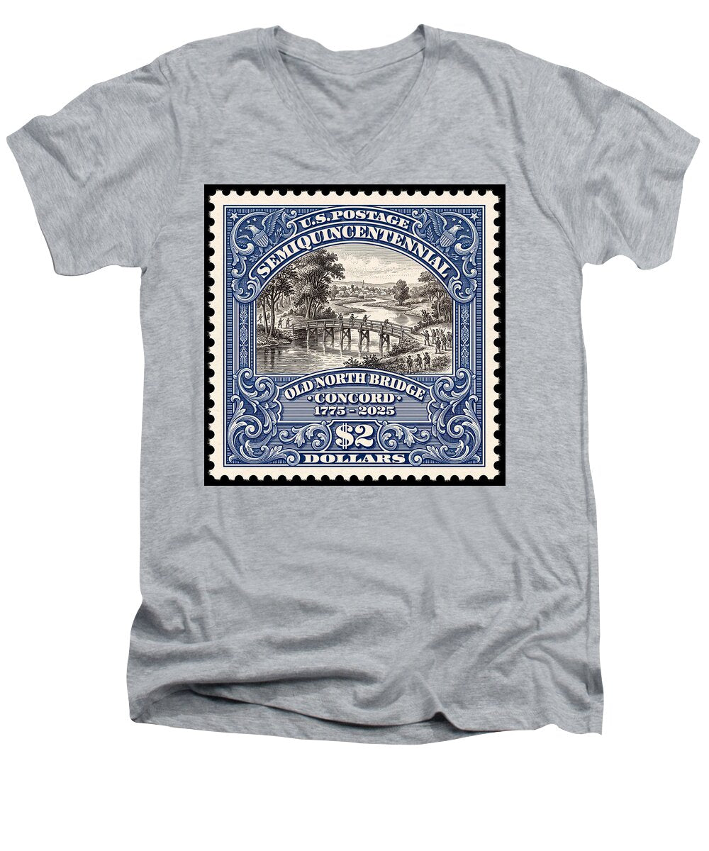 Battle of Concord $2 1 - Men's V-Neck T-Shirt