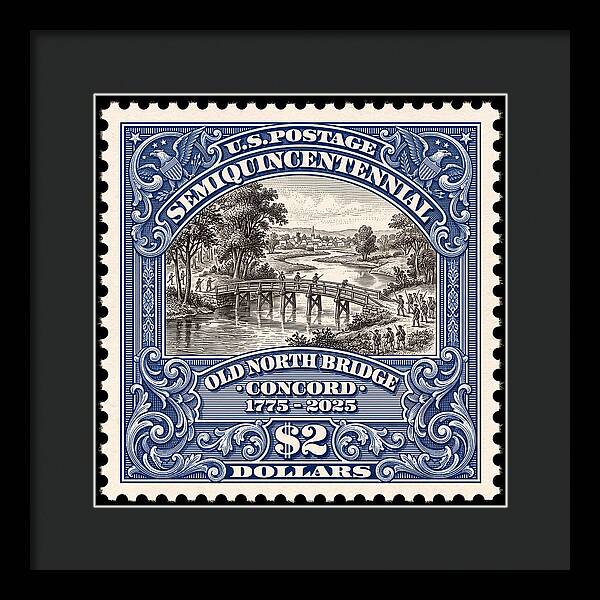 Battle of Concord $2 1 - Framed Print