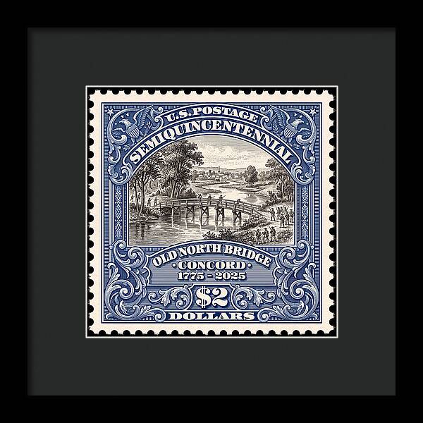 Battle of Concord $2 1 - Framed Print