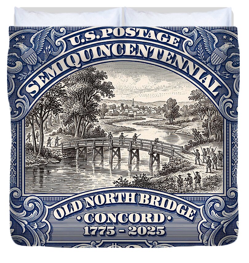 Battle of Concord $2 1 - Duvet Cover