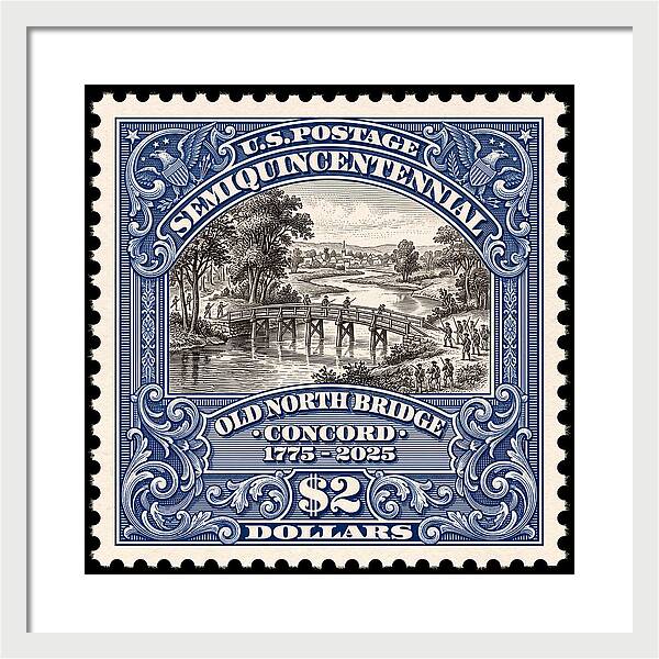 Battle of Concord $2 1 - Framed Print