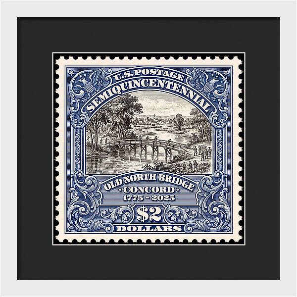 Battle of Concord $2 1 - Framed Print